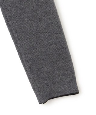 ICB 【洗える】エクストラファインメリノ カーディガン ミディアムグレー系