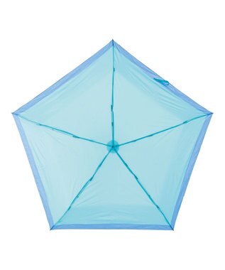 MOONBAT Magical tech(マジカルテック) 超軽量 折りたたみ傘 72g 55cm 大きめ ヘムボーダー UV ターコイズブルー