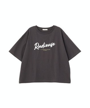 Green Parks さがら刺繍Ｔシャツ Charcoal Gray