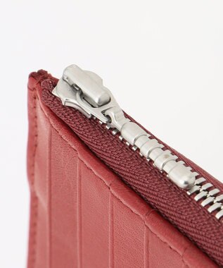 UNBILLION Otias バッファローレザーカードウォレット レッド