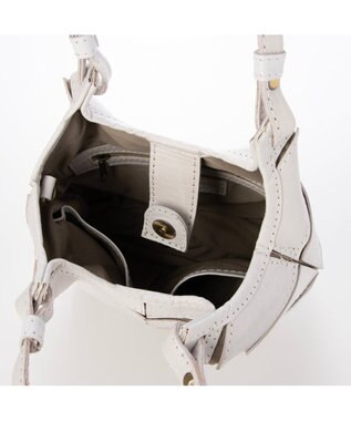 UNBILLION ピークスピーク PEAKS PEAK / 牛革パッチワーク2wayトートS アイボリー