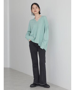 AMERICAN HOLIC バイパチＶネックニットプルオーバー Mint