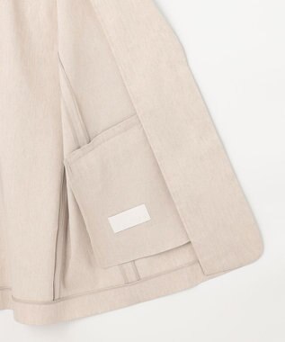 自由区 S 【セットアップ対応・洗える】LIPストレッチテーラード ジレ フラックス