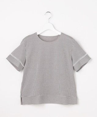 J.PRESS LADIES 【一枚で着映え】サッカージャージー クルーネック カットソー