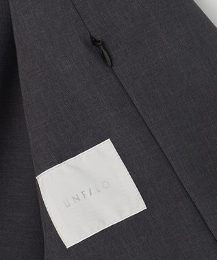 UNFILO MENS 【OCEANS 雑誌・web・YouTube 掲載】WOOL TOUCH 機能美ジャケット【東レ開発のウール見え高機能素材】 チャコール