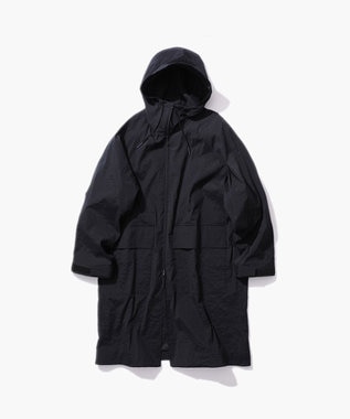 HIGH STRETCH NYLON | レインパーカー - UNISEX, BLACK, 02