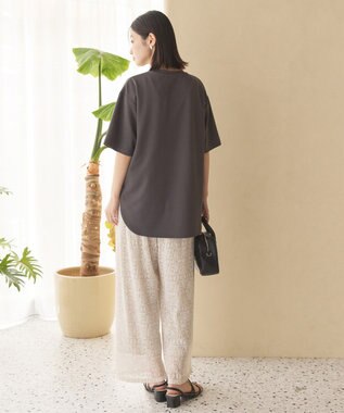 AMERICAN HOLIC ジョーゼットラウンドヘムトップス Charcoal Gray