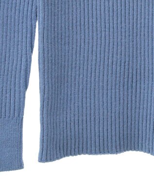 Green Parks ・Ｐｅｔｉｔ　Ｆｌｅｕｒ　ボトルネックリブニット Blue