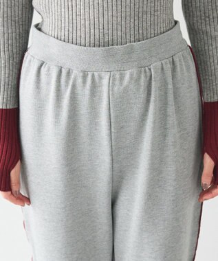 CRAFT STANDARD BOUTIQUE 配色メローパンツ Gray Mixture