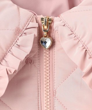 ANY KIDS ハートキルティングブルゾン ピンク