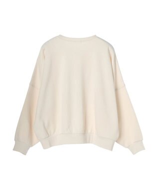 Green Parks ミッキーマウス・クラブ／アート裏起毛プルオーバー Light Beige