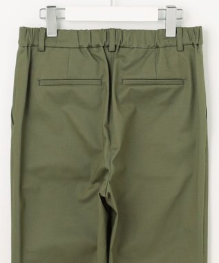 J.PRESS LADIES 20チノストレッチ テーパード パンツ カーキ系