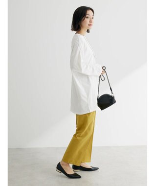 Green Parks シアーバックロゴチュニック Off White