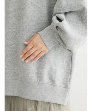 Green Parks ・ＳＵＧＡＲ　ＳＰＯＯＮ　ウラキモウハーフＺＩＰスウェット Gray Mixture