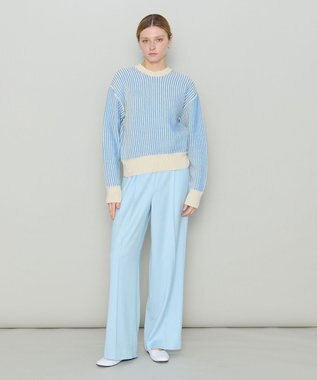 JOSEPH パステルウール　ワイドトラウザーズ Arctic