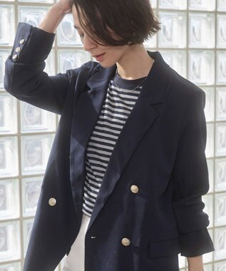 WEGO 【ANGIE VINTAGE】シアースラブボーダーロンＴ ブルーボーダー