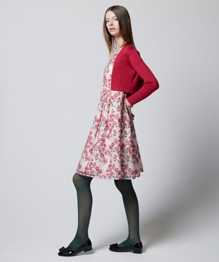 TOCCA SILK RIB BOLERO ボレロ レッド系