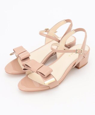 TOCCA NUANCE RIBBON SANDALS サンダル ベージュ系