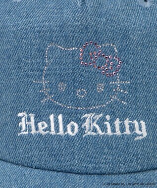 WEGO 【サンリオ】HELLOKITTYコラボデニムキャップ デニム中濃加工色