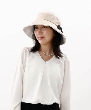 AURORA 【 Beaurance （ビューランス）】バイカラーリボンバケットハット