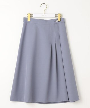 ANY SIS L 【洗える】サイドタック スカート ライトブルー