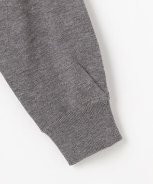 組曲 【加藤ローサさん着用】スキッパーニット ワンピース ライトグレー系