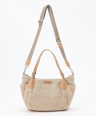 LA BAGAGERIE つまみハンドル　サマー2wayミニトートバッグ ベージュ