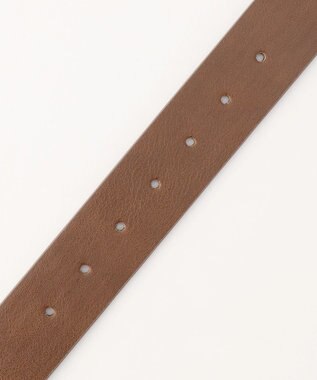 ANY バックルデザインワイドベルト ブラウン