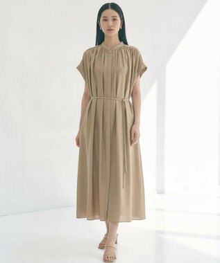 【WEB限定カラー】ヴィンテージシアー ギャザーワンピース