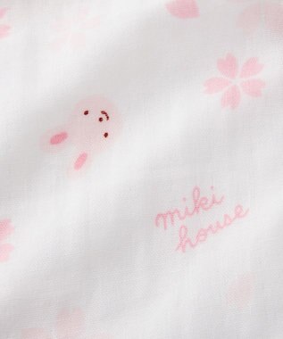 MIKI HOUSE HOT BISCUITS 【ミキハウス】【50-80cm】甚平オール ピンク