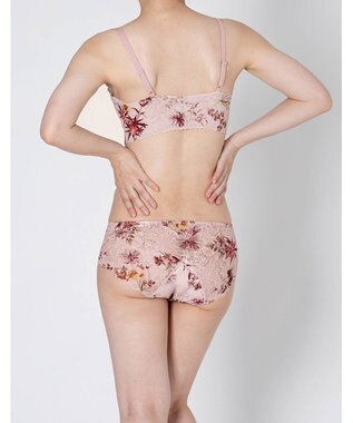 WACOAL サニタリーショーツ 【GOCOCi ゴコチ】 「普通~多い日」に対応 後ろまでしっかりカバー 羽付きナプキン対応 総レース 生理用ショーツ はきこみ丈あさめ レディース PGG198 /ワコール ピンク