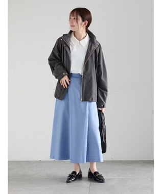 Te chichi アシメタックフレアスカート サックスブルー