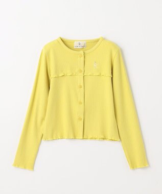 組曲 KIDS 【150-160cm】リブ・カットソーハオリ イエロー系