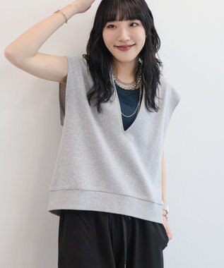 AMERICAN HOLIC 【RUSSELL】裏毛Vネックベスト