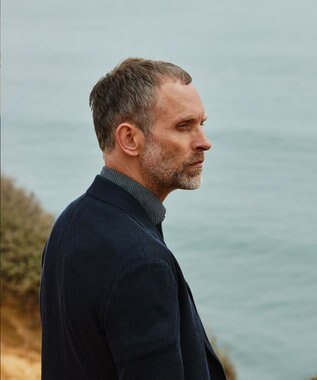 GOTAIRIKU 【吸水速乾/ウォッシャブル】ノルマンディーリネン カーディガンジャケット（24年モデル） ネイビー系(パッチポケット)