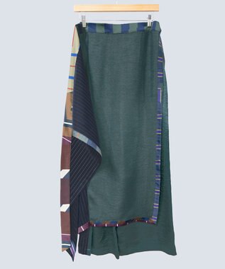 COQ MULTI WAY SAILER ラップスカート付きパンツ ネイビー