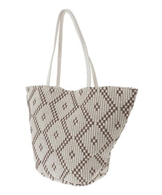 Green Parks ・ダイヤパターントート Brown