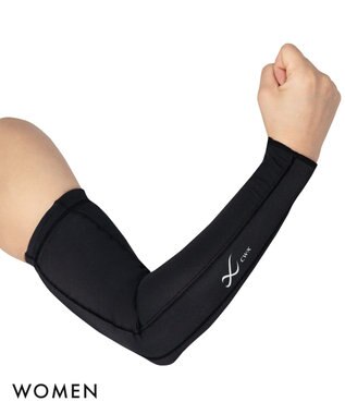 CW-X 【UNISEX】 CW-X アームサポーター 【右腕用】 腕全体の筋肉を連動 肘の負担を軽減 ストレッチ性(本体) ユニセックス BCR001 /ワコール ブラックスペシャル