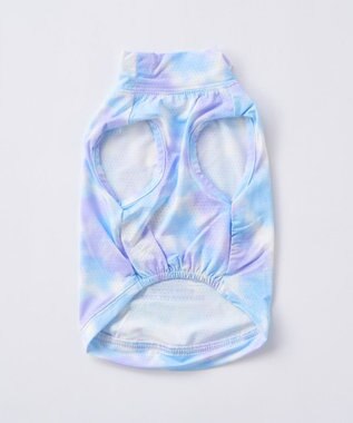 OP／FILA 【Ocean Pacific】タイダイ柄ドッグウェア ペットウェア シルバー