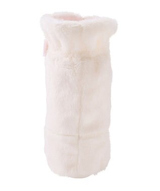 MIKI HOUSE HOT BISCUITS 【ミキハウス】【12cm】 マイクロファー ロングブーティ 白