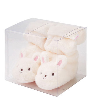 MIKI HOUSE HOT BISCUITS 【ミキハウス】【12cm】 マイクロファー ロングブーティ 白