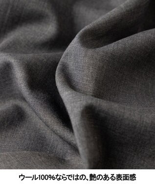 GOTAIRIKU セットアップ対応【ロングセラー】ウォッシャブル サマーウール100％パンツ(ノータック)26年モデル ライトグレー系