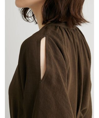 Green Parks ■ＥＳＣＡＲ　ショルダースリットオールインワン Brown