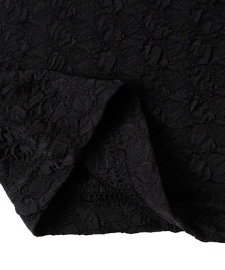 WEGO クリンクルプリントトップス ブラック