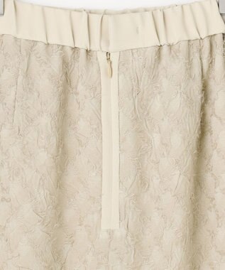 自由区 【セットアップ対応】ワッシャーカットジャカード スカート ベージュ