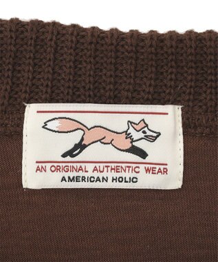 AMERICAN HOLIC 【PENNEY'S】配色ポロ+ショートパンツ Brown