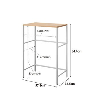 tower 分別ゴミ箱上ラック タワー ホワイト ホワイト