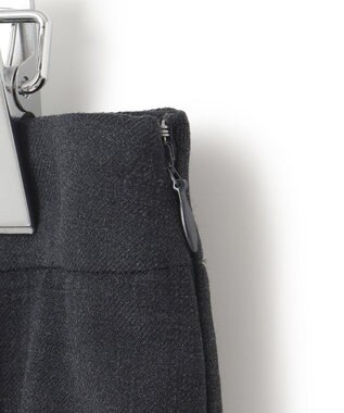 ICB 【UVカット・洗える】ウール2WAYストレッチ タイトスカート チャコール