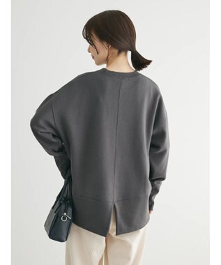 Green Parks Ｂｒｕｓｈｅｄ　センターシーム裏起毛プルオーバー Gray