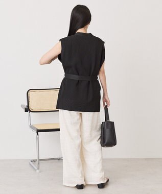 AMERICAN HOLIC 金ボタンニットジレ Black